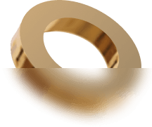 Golden Circular Abstract Item