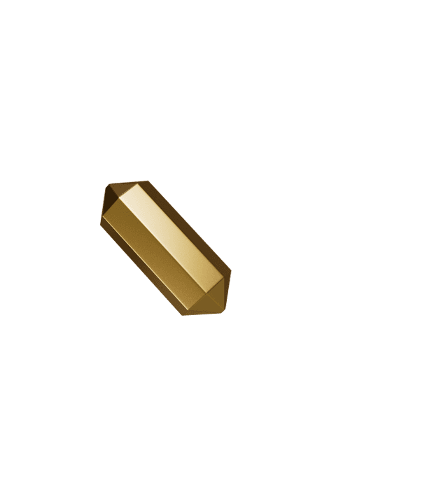 Golden 3D Object